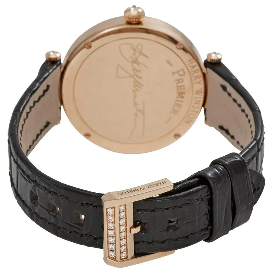 Harry Winston Premier White Mother Of Pearl Dial Ladies Watch PRNQHM31RR001