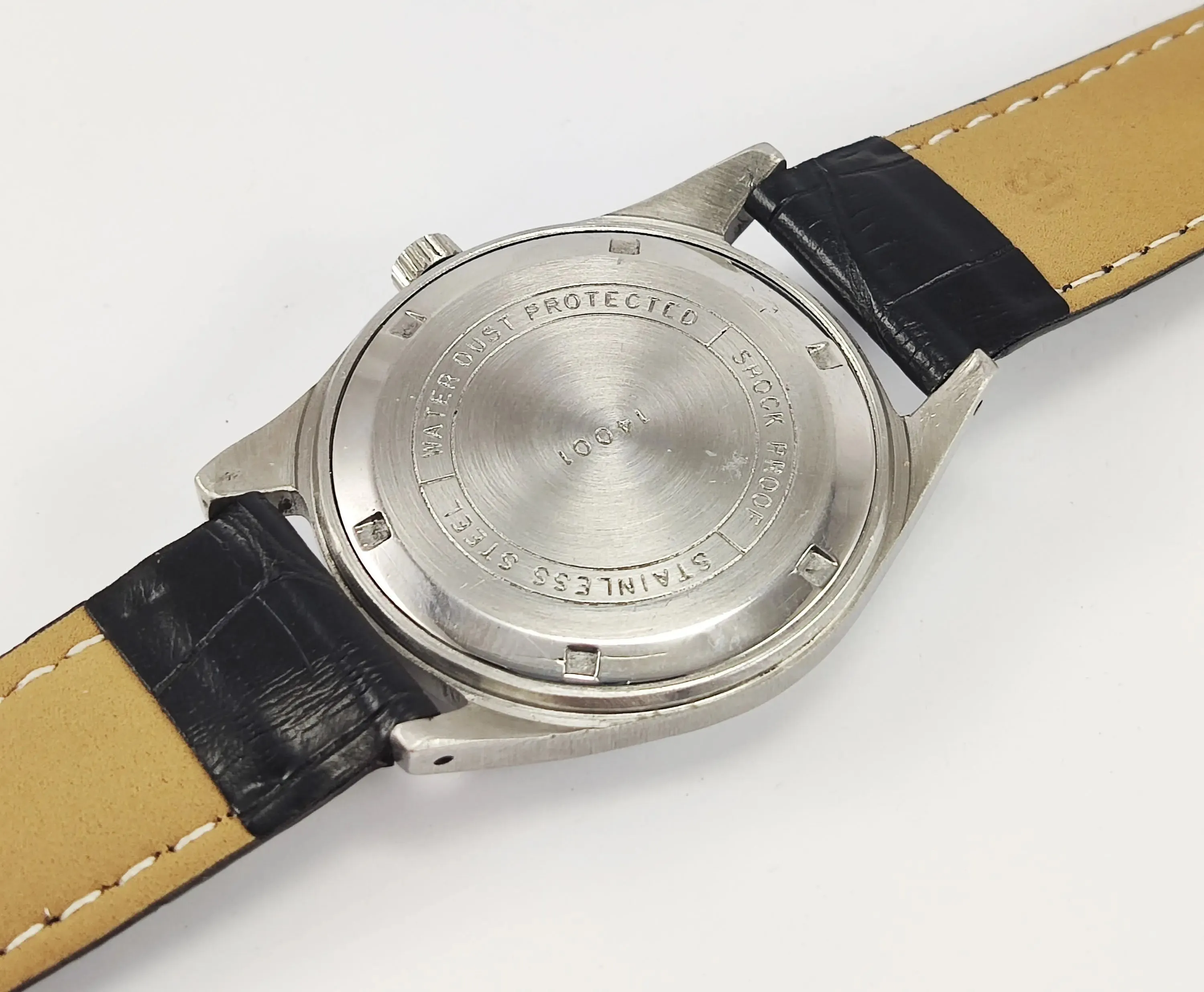 HMT Janata Para Shock 17 Jewels White Urdu / Arabic Dial Mechanical Hand winding Men's Wrist Watch
