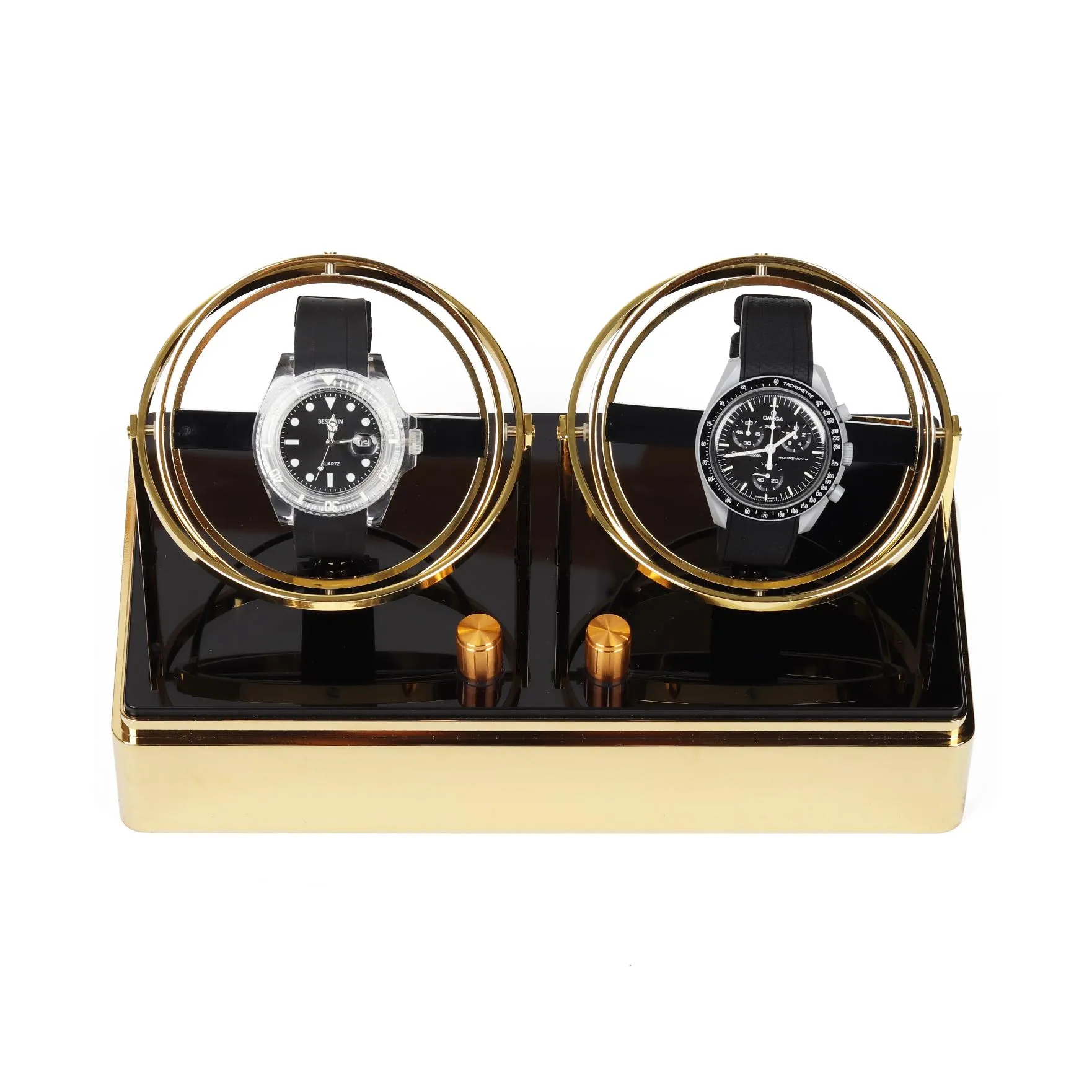 HQ Watches Care Astronomy Dualism Watch Winder - Gold