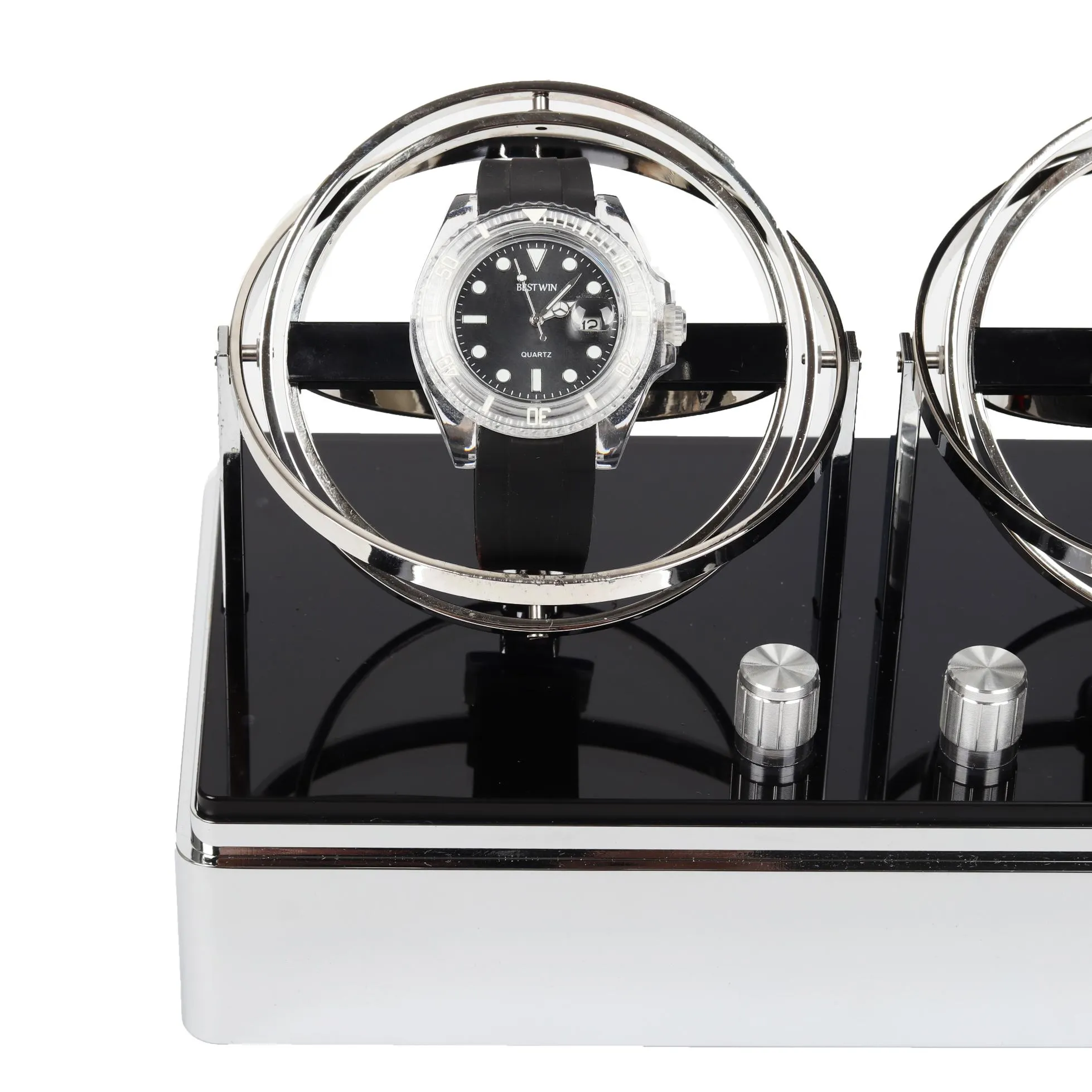 HQ Watches Care Astronomy Dualism Watch Winder - Silver