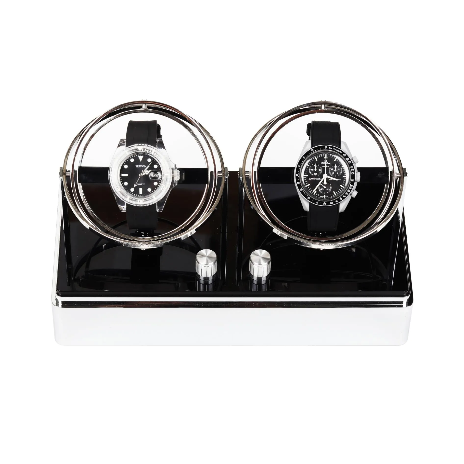 HQ Watches Care Astronomy Dualism Watch Winder - Silver