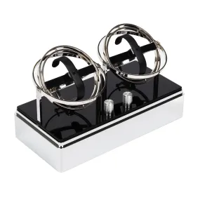 HQ Watches Care Astronomy Dualism Watch Winder - Silver