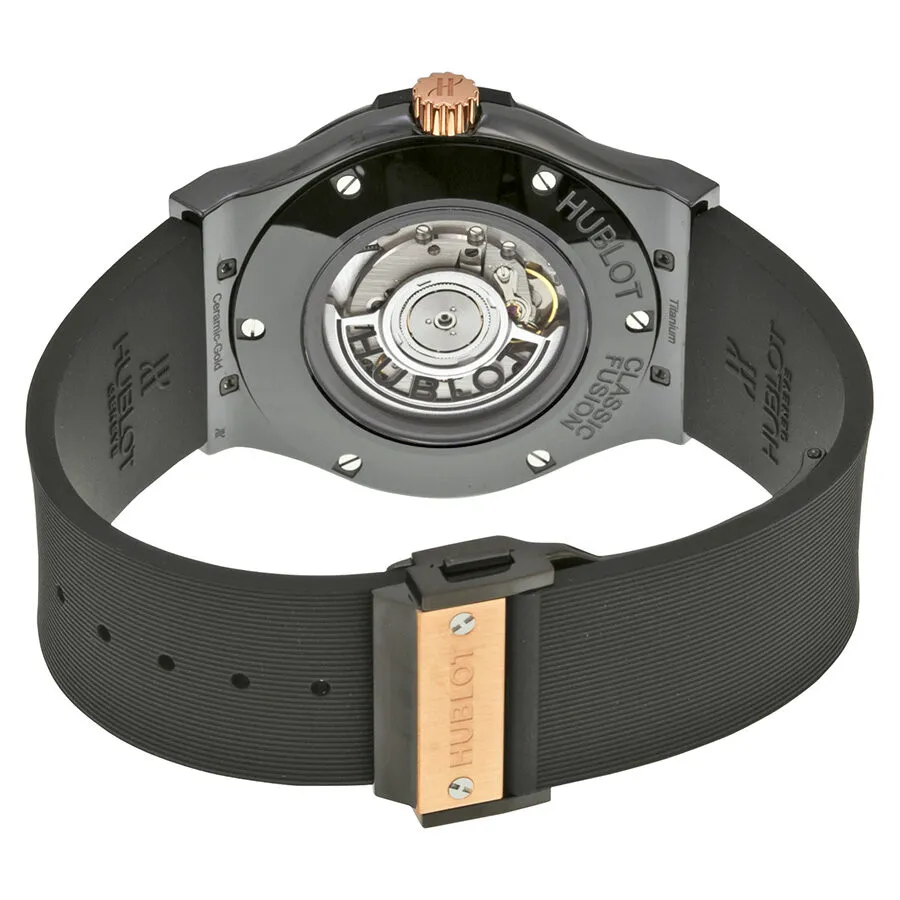 Hublot Ceramic King Gold Black Dial Automatic Men's Watch 511.CO.1780.RX