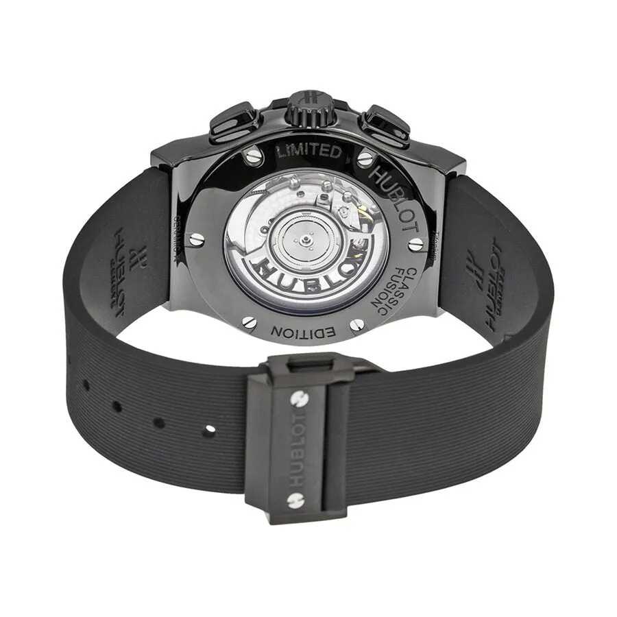 Hublot Classic Fusion Black Dial Black Rubber Men's Watch 541.CM.1110.RX