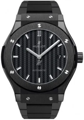 Hublot Classic Fusion Mat Black Carbon Fiber Dial Automatic Men's Ceramic Watch 542.CM.1771.CM