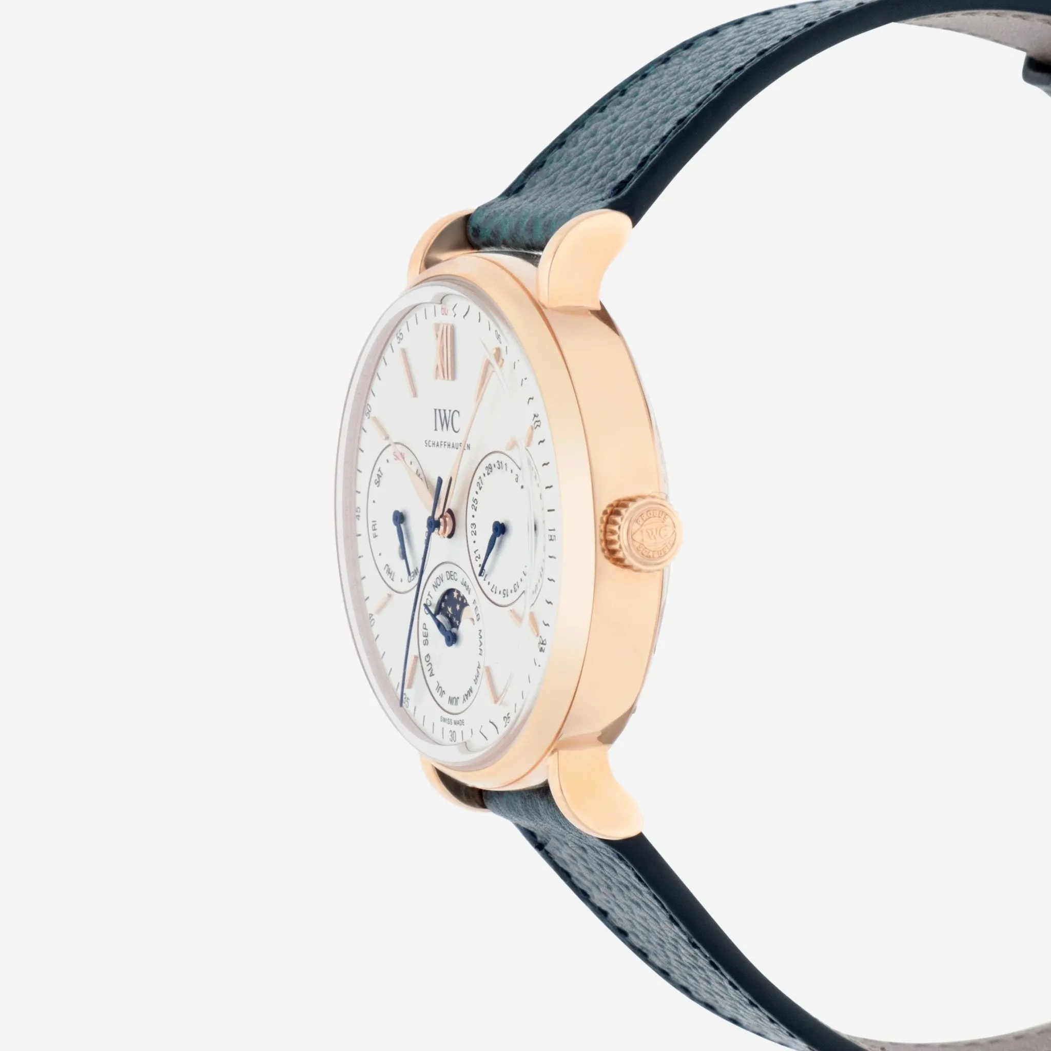 IWC Portofino Perpetual Calendar 18K Rose Gold 40mm Automatic Men's Watch IW344602