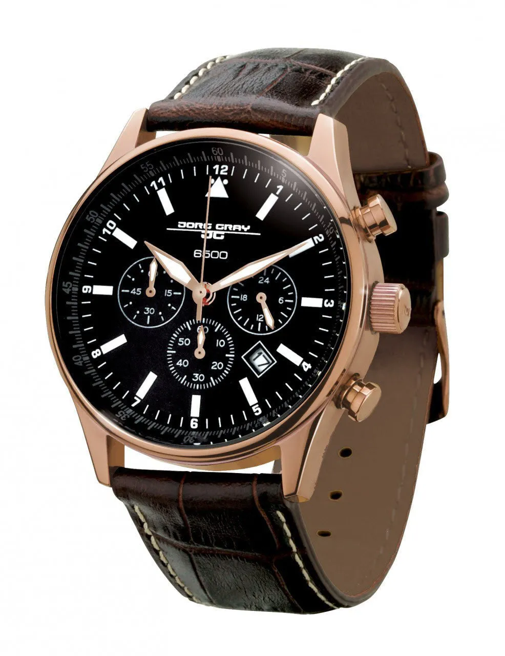 Jorg Gray Watch JG6500 Series Non Commemorative Edition Rose Gold