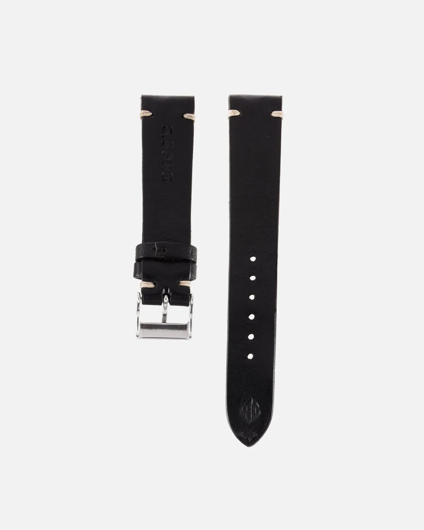 JPM X S.Song Black Natural Leather