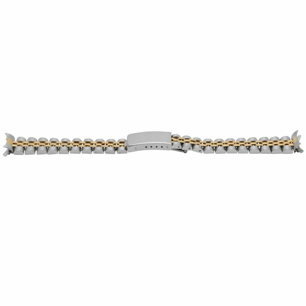 JUBILEE WATCH BAND LADY  FOR 26MM ROLEX DATE DATEJUST 13MM LUGS TWO TONE HEAVY