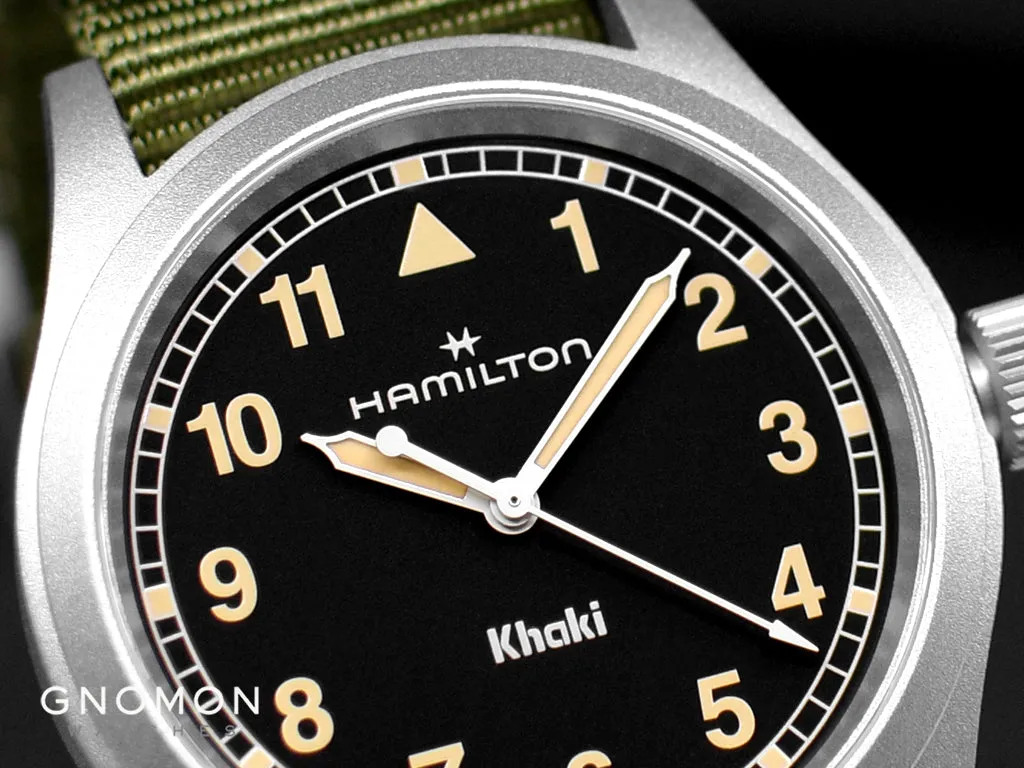 Khaki Field Quartz 38mm Vintage Black Ref. H69401930