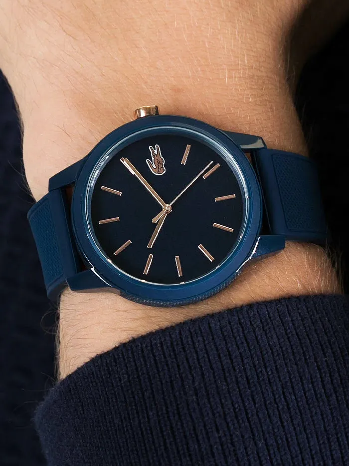 Lacoste Analogue Blue Silicone Men's Watch