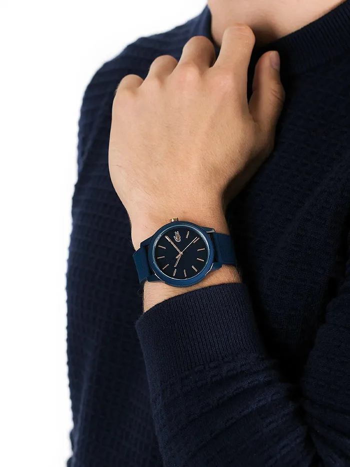 Lacoste Analogue Blue Silicone Men's Watch