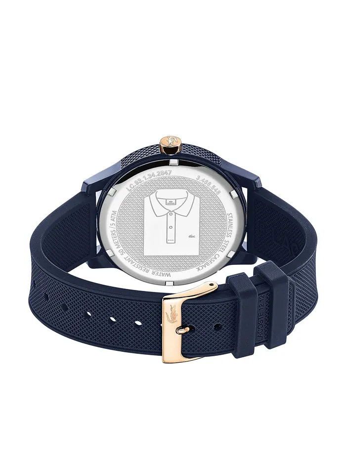 Lacoste Analogue Blue Silicone Men's Watch