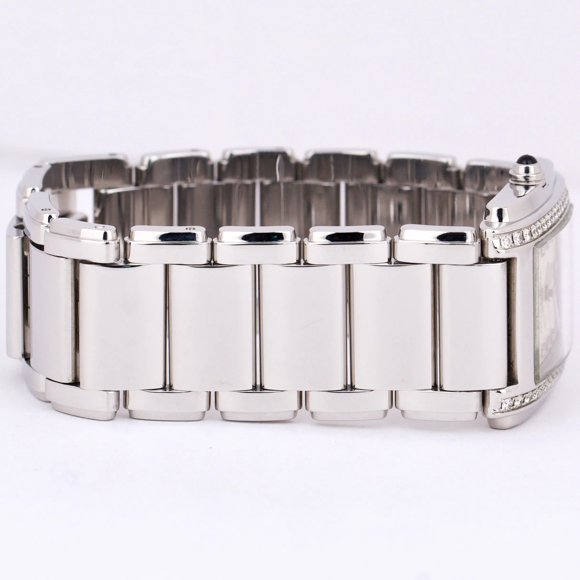 Ladies Patek Philippe Twenty-4 Stainless Steel DIAMOND 25mm Quartz Watch 4910/10