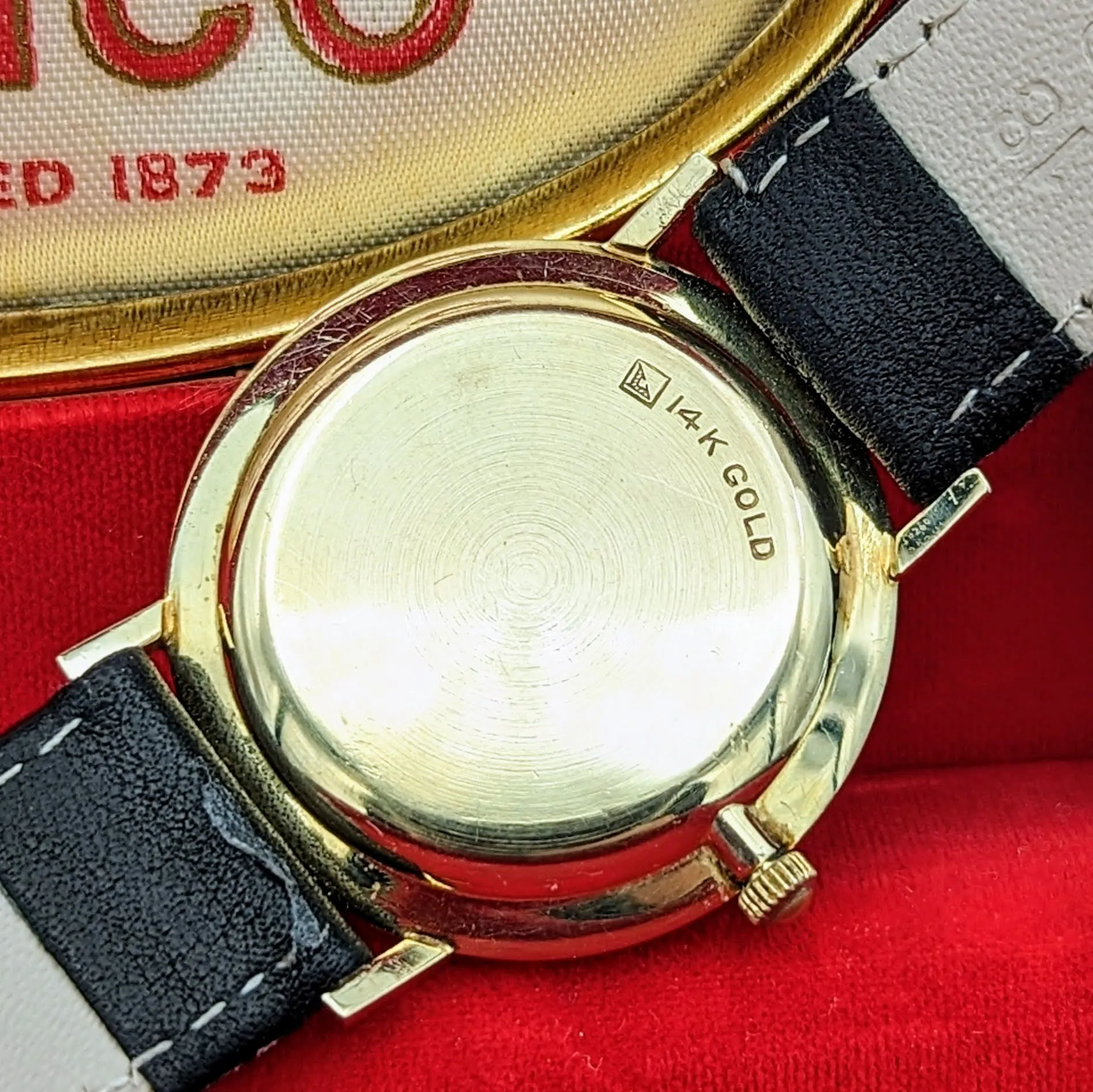 LANCO Watch 14K GOLD 17 Jewels Incabloc Swiss Manual Wristwatch - In BOX!