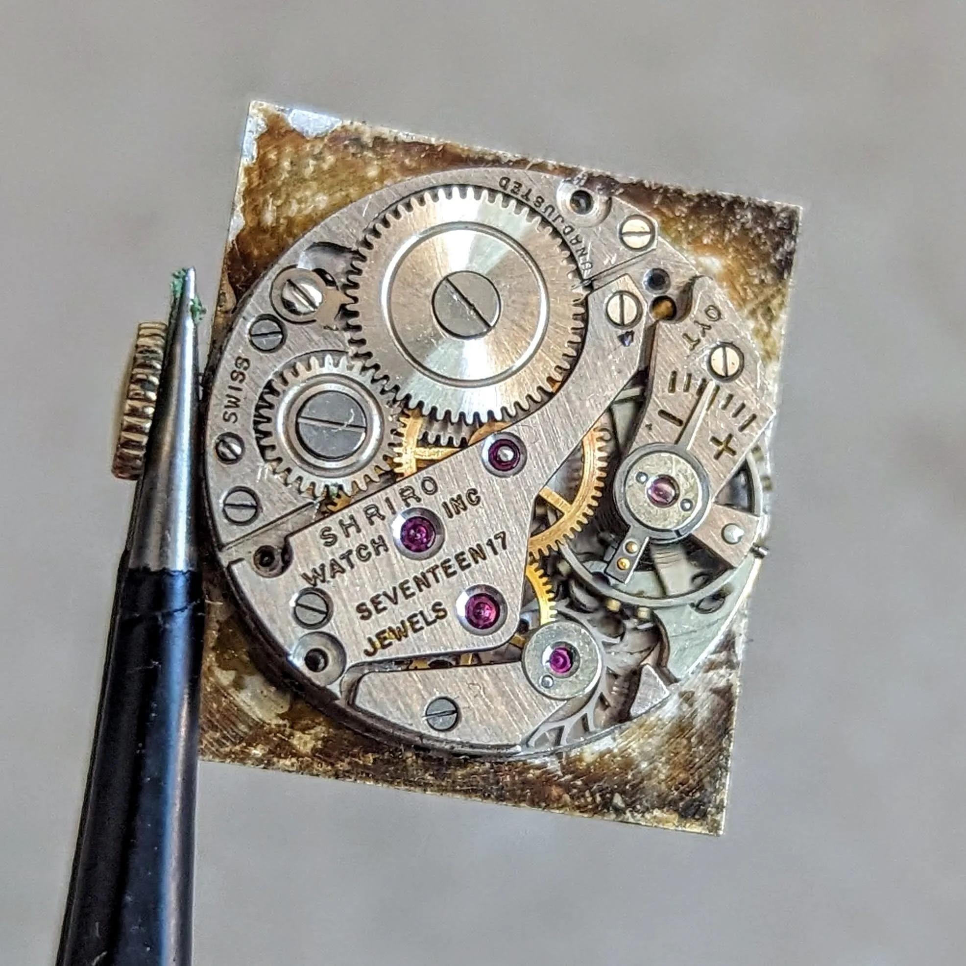Le Ross Vintage Wristwatch by SHRIRO Watch Inc. 17 Jewels Swiss Made