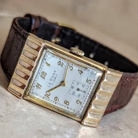 Le Ross Vintage Wristwatch by SHRIRO Watch Inc. 17 Jewels Swiss Made