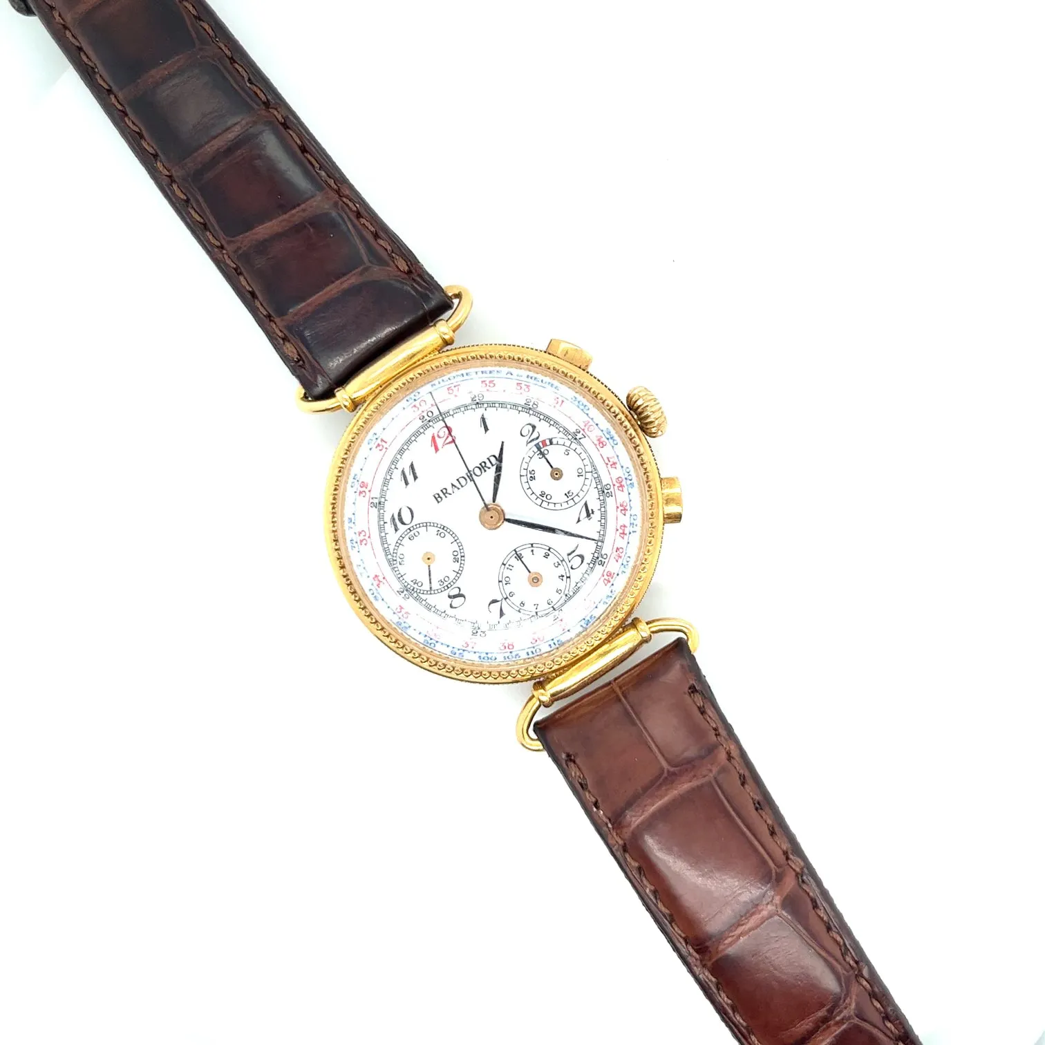 Limited Edition Glenn Bradford Chronograph on Genuine Alligator Strap