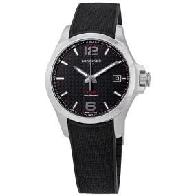 Longines Conquest V.H.P. Carbon Fiber Dial Men's Watch L37164669 L3.716.4.66.9