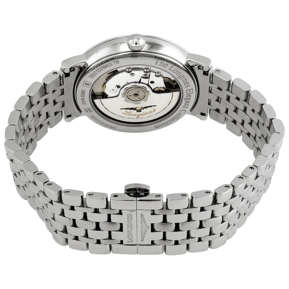 Longines La Grande Automatic Diamond Blue Dial Watch L48104976 L4.810.4.97.6