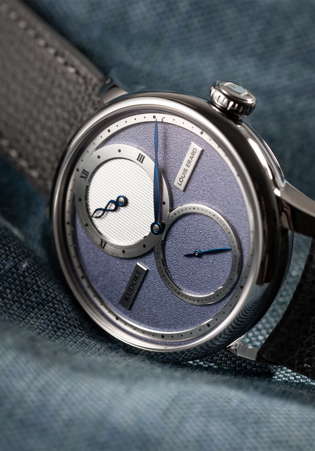 Louis Erard Le Régulateur Louis Erard x Kudoke Light Blue