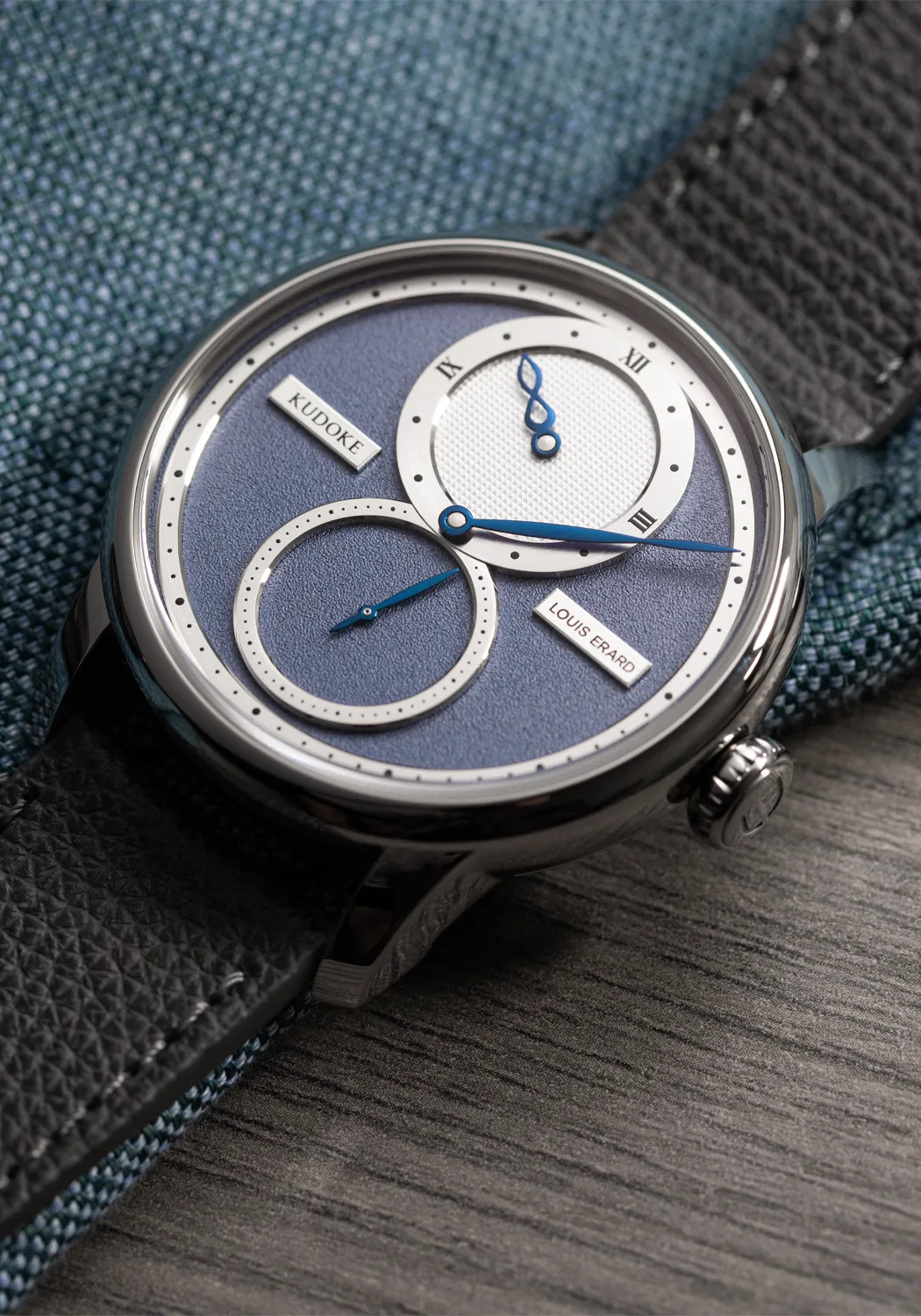 Louis Erard Le Régulateur Louis Erard x Kudoke Light Blue