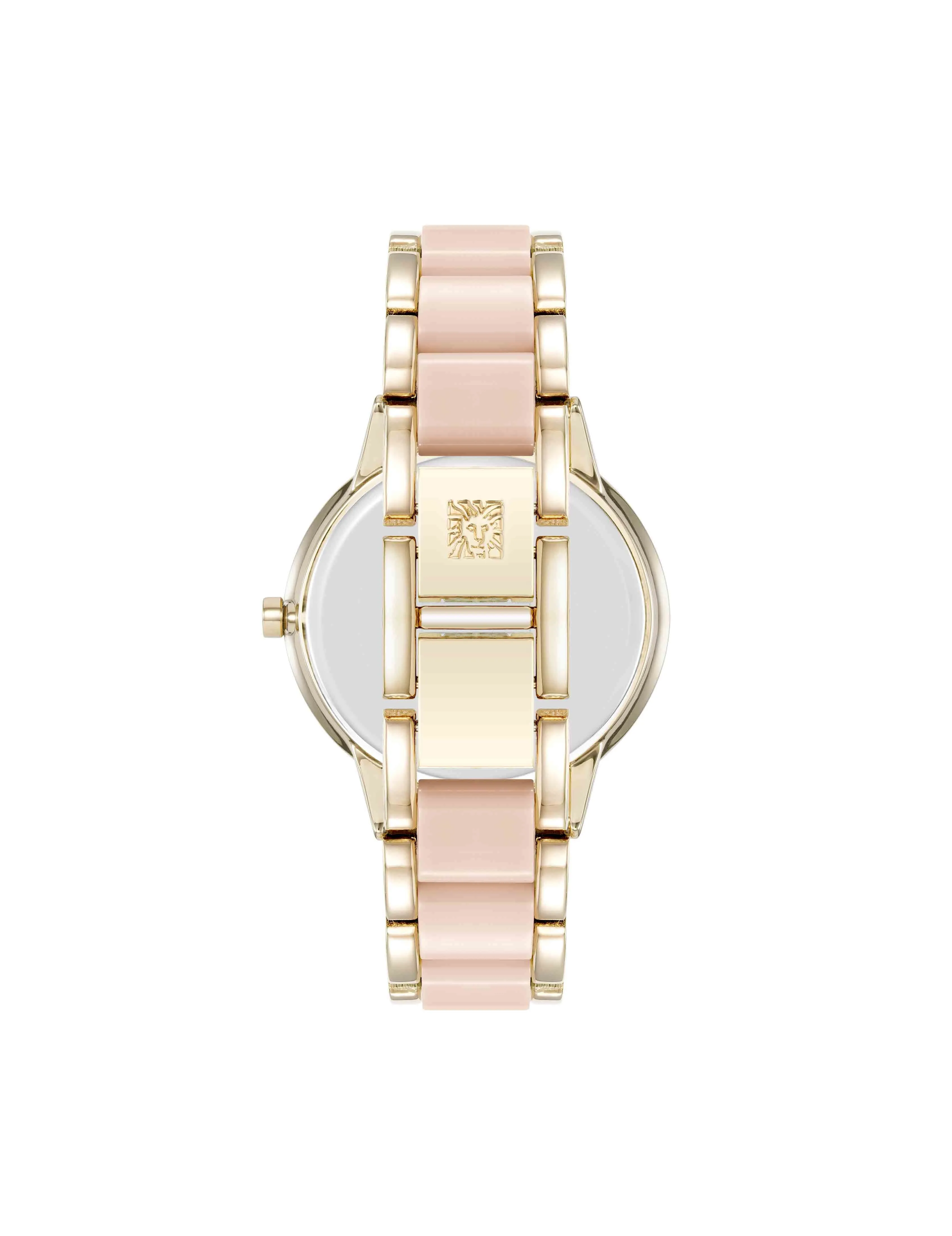 Marbleized Resin Bracelet Watch