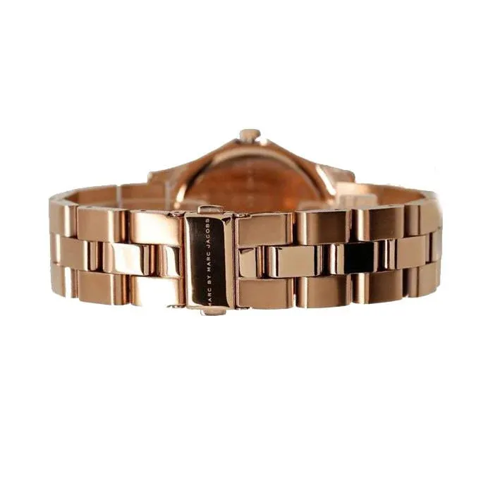 Marc Jacobs LADIES / WOMENS HENRY ROSE GOLD STAINLESS STEEL MARC JACOBS DESIGNER WATCH MBM3079