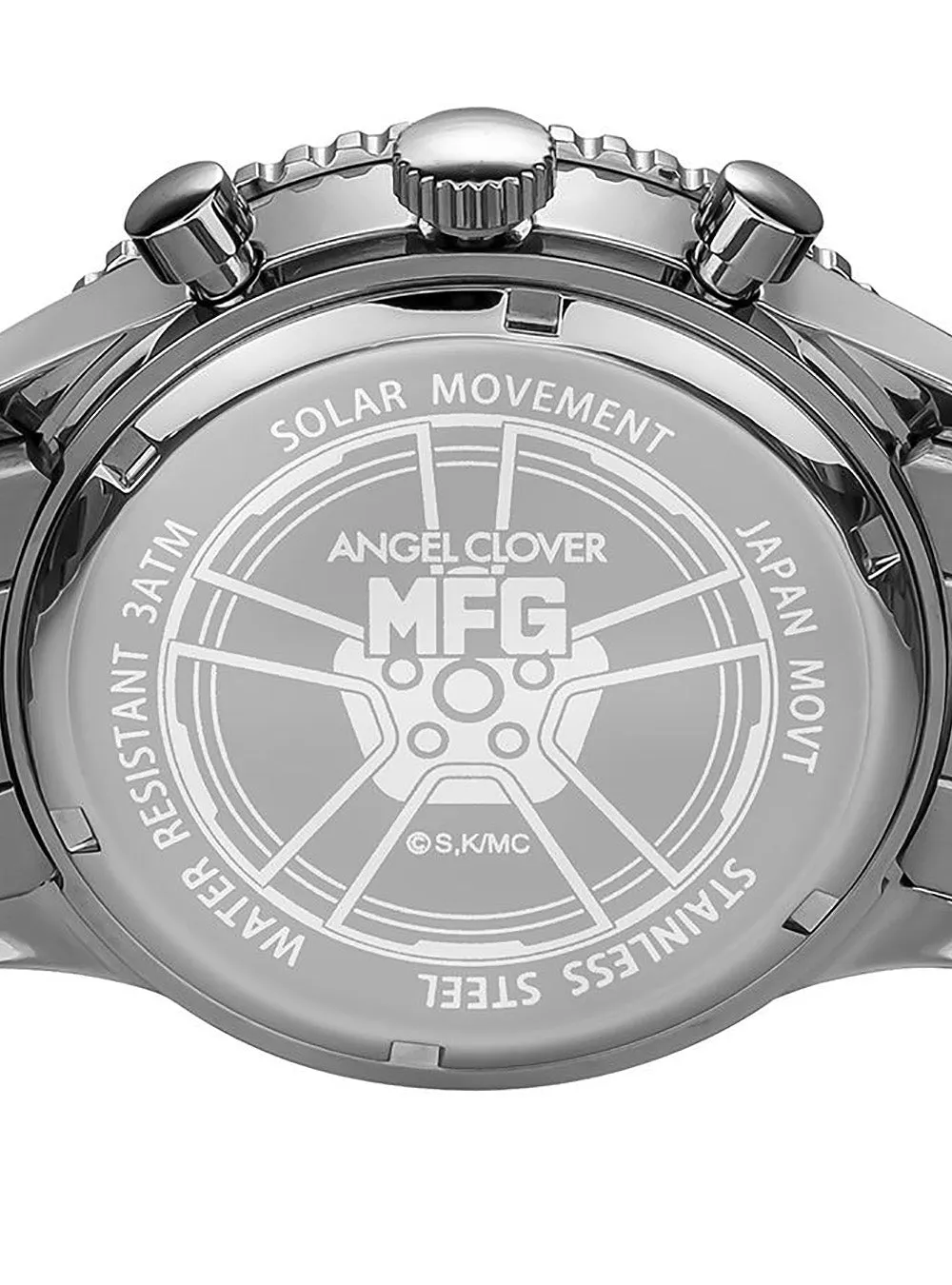 MF GHOST × ANGEL CLOVER COLLABORATION SOLAR CHRONOGRAPH WATCH LIMITED EDITION JAPAN MOV'T