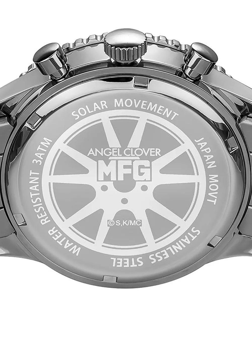 MF GHOST × ANGEL CLOVER COLLABORATION SOLAR CHRONOGRAPH WATCH LIMITED EDITION JAPAN MOV'T