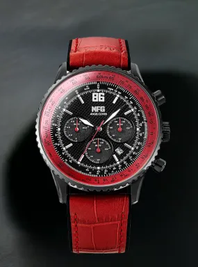 MF GHOST × ANGEL CLOVER COLLABORATION SOLAR CHRONOGRAPH WATCH LIMITED EDITION JAPAN MOV'T