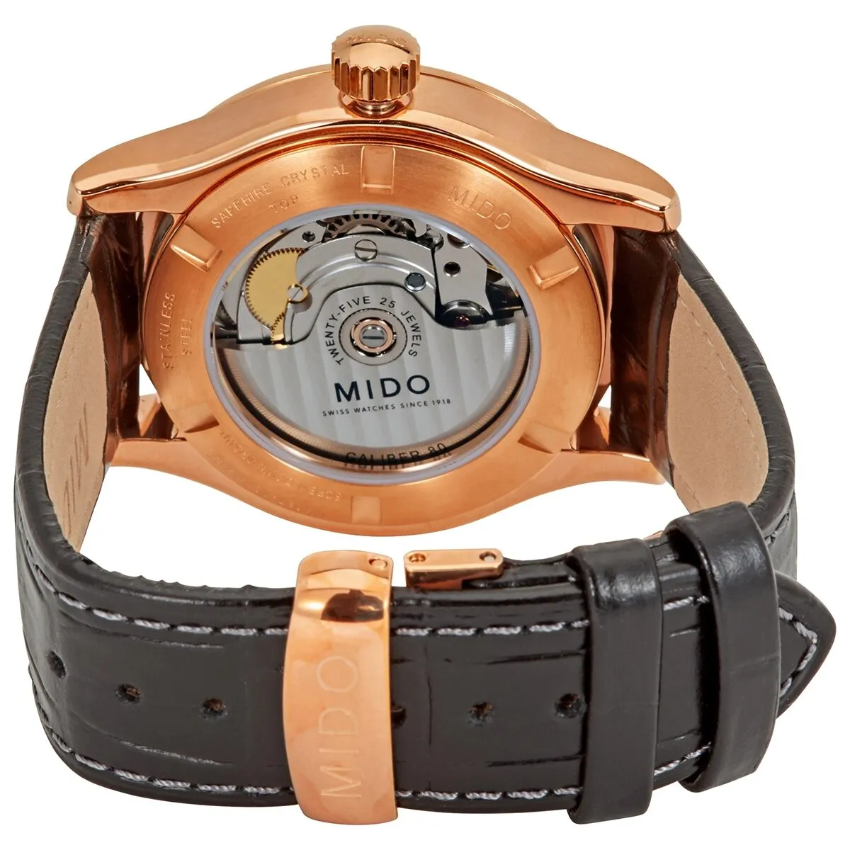 Mido Multifort Automatic Diamond White Dial Men's Watch M0058303603680
