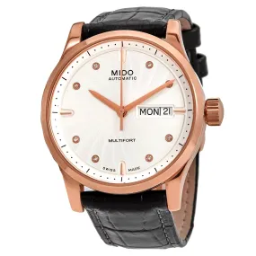 Mido Multifort Automatic Diamond White Dial Men's Watch M0058303603680