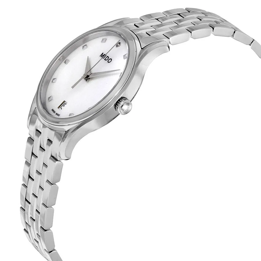 Mido Romantique Mother of Pearl Dial Ladies Stainless Steel Watch M004.210.11.116.00