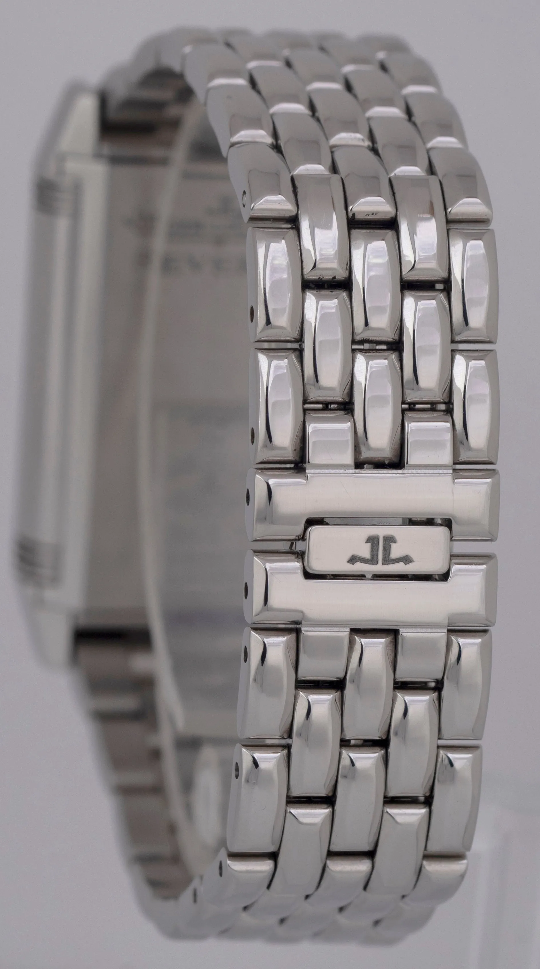 MINT PAPERS Jaeger LeCoultre Reverso Duo Black DIAMOND White 256.8.75 Watch BOX