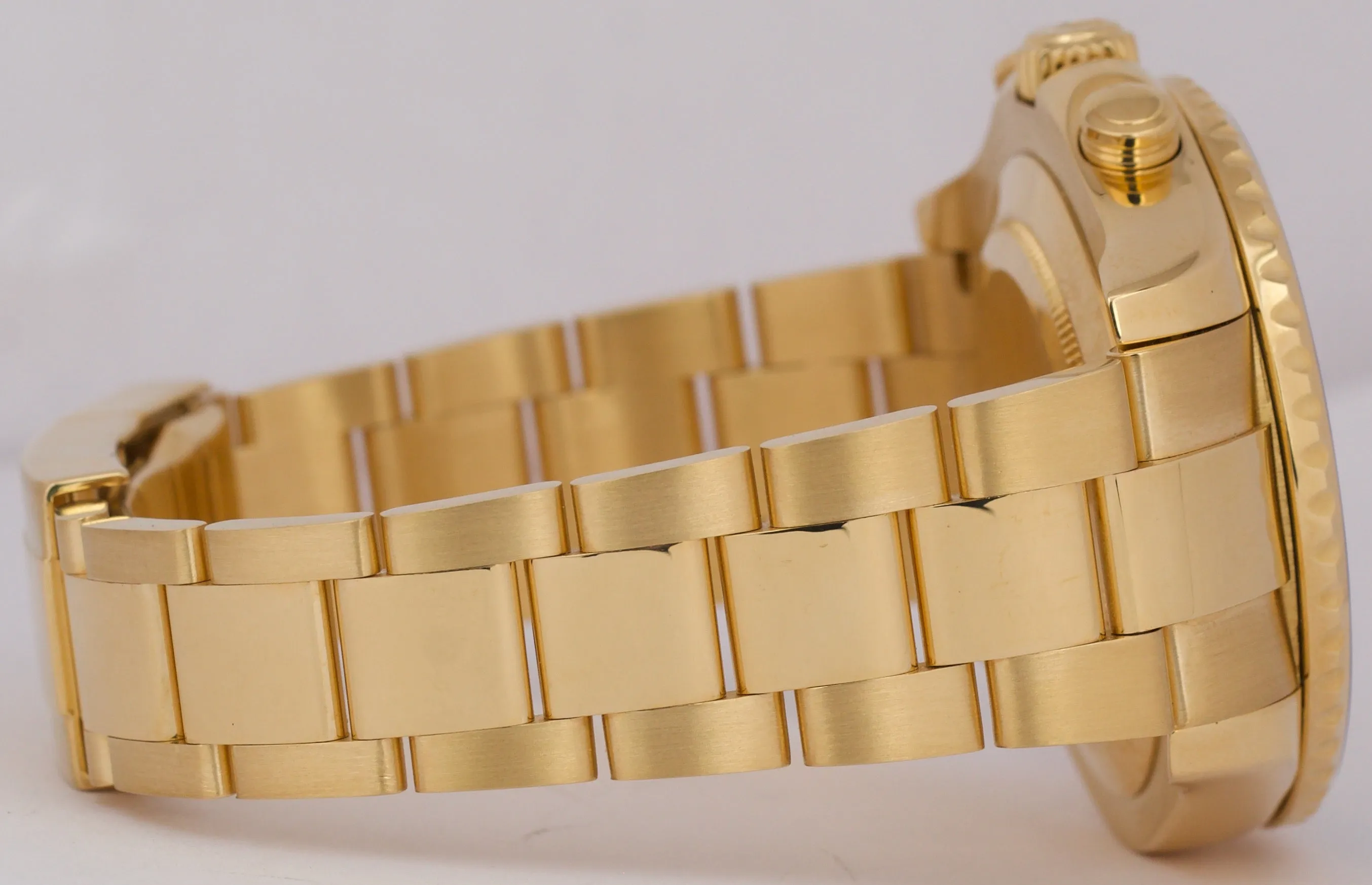 MINT Rolex Yacht-Master II 18K Yellow Gold White Blue Regatta 44mm 116688 BOX