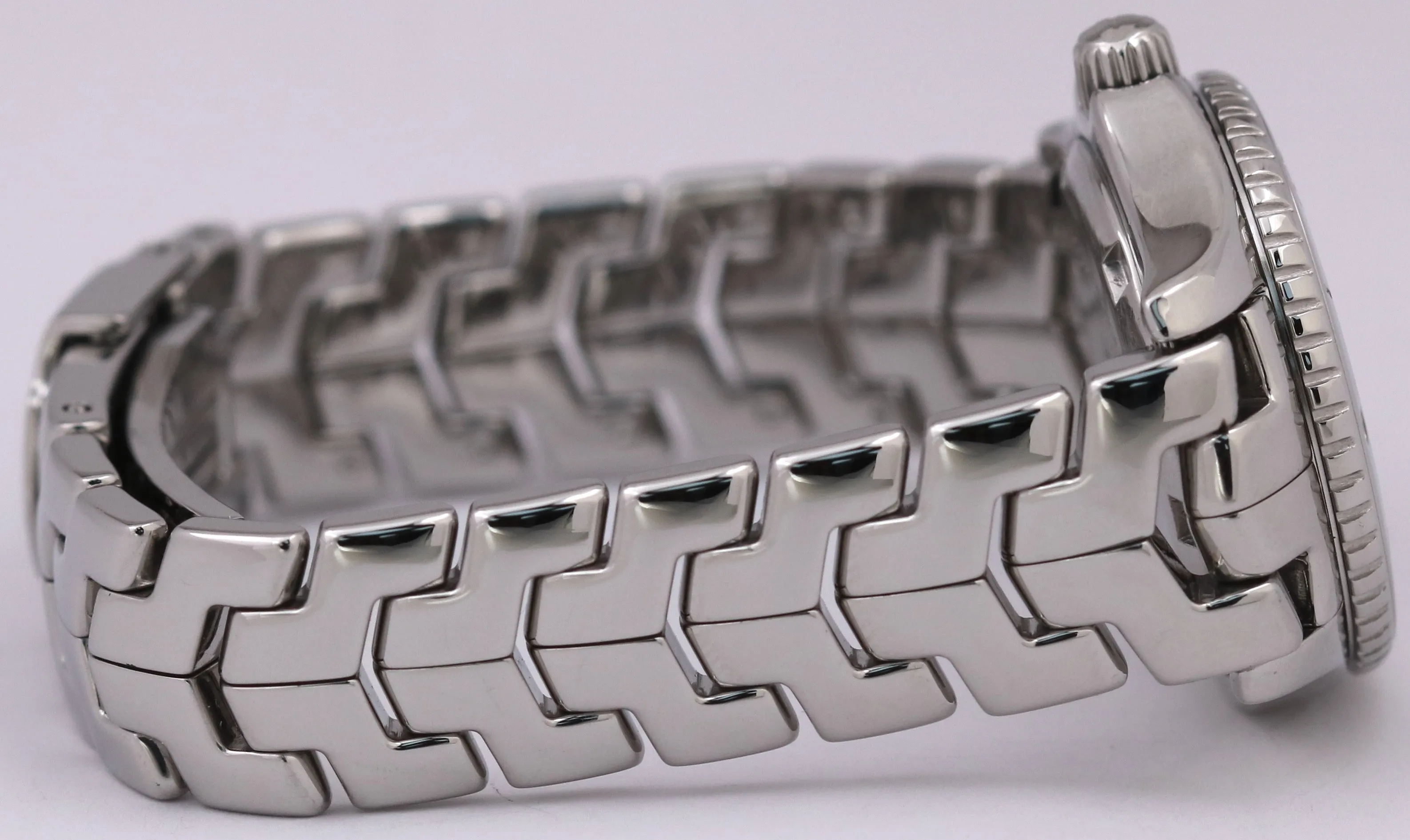 MINT Tag Heuer Link MOP DIAMOND 27mm Stainless Steel WJ1319.BA0572 Quartz BOX