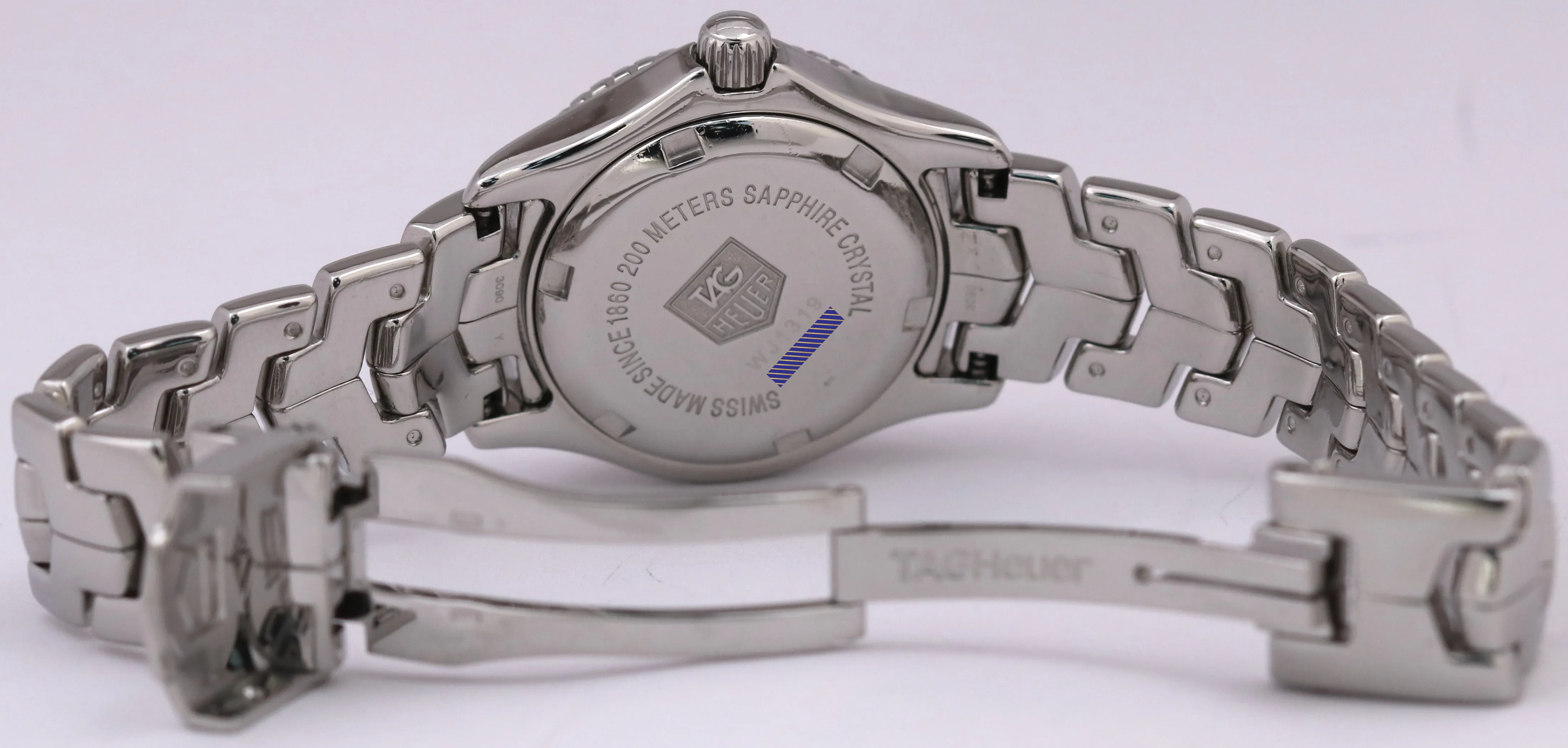 MINT Tag Heuer Link MOP DIAMOND 27mm Stainless Steel WJ1319.BA0572 Quartz BOX