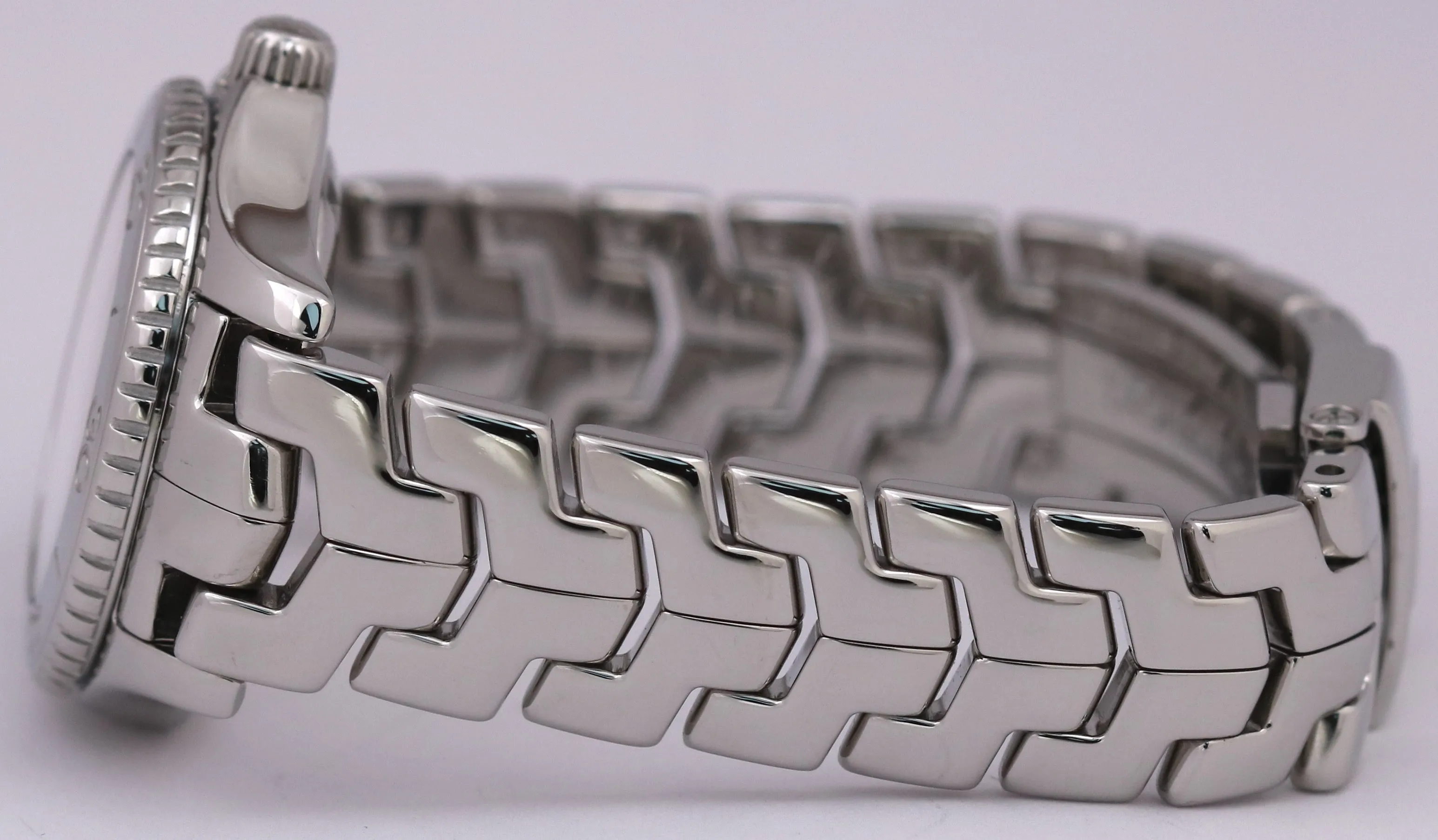 MINT Tag Heuer Link MOP DIAMOND 27mm Stainless Steel WJ1319.BA0572 Quartz BOX