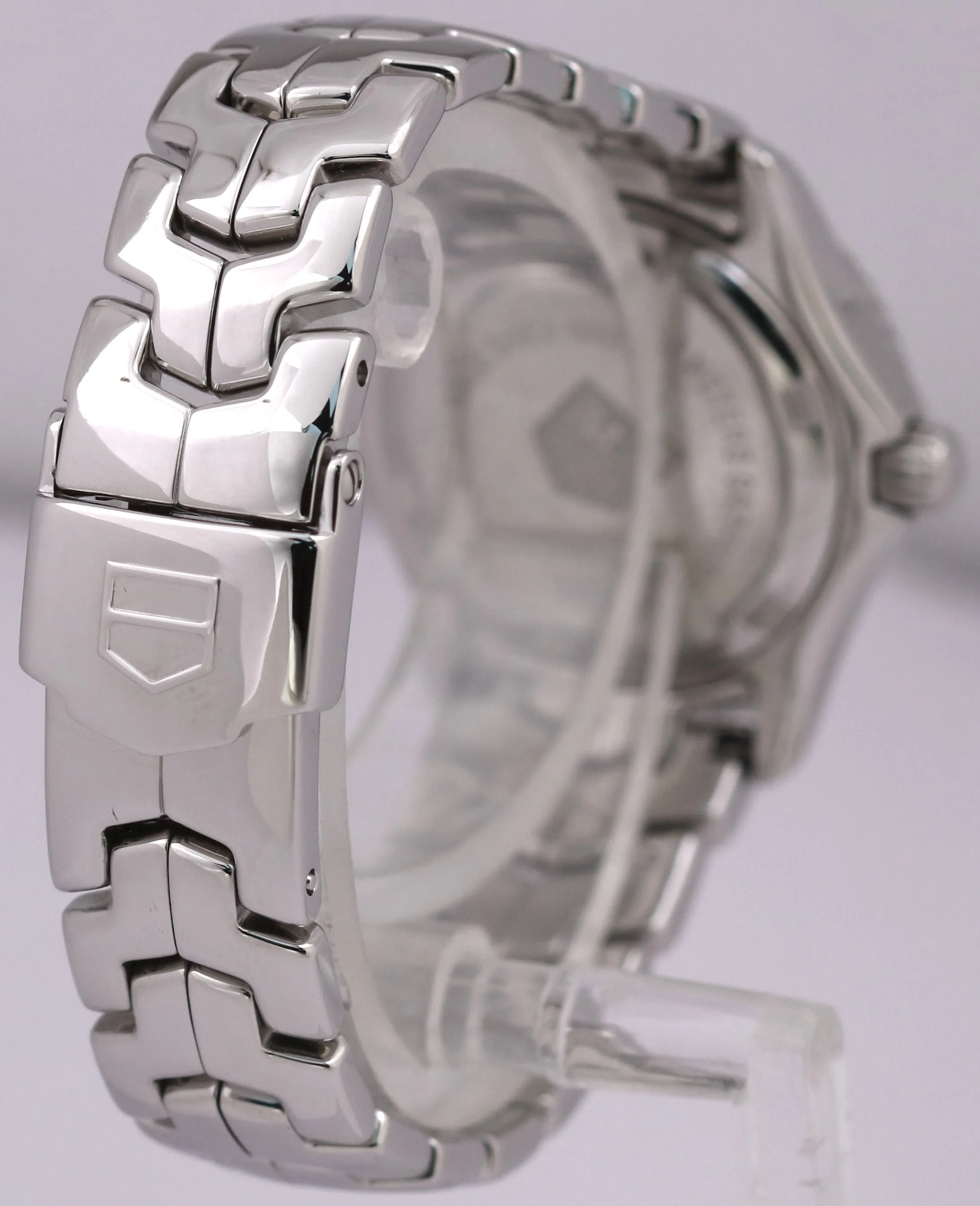 MINT Tag Heuer Link MOP DIAMOND 27mm Stainless Steel WJ1319.BA0572 Quartz BOX