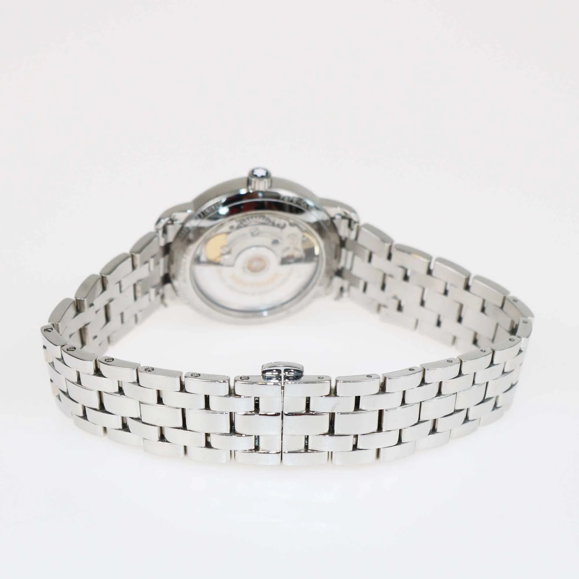 Montblanc Mother Of Pearl Stainless Steel Tradition 114367 Women's Watch 32 mm