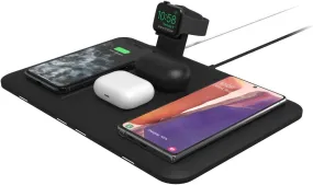 Mophie Qi 10W 4 in 1 Wireless Charging Pad Black UK Plug - 401306600