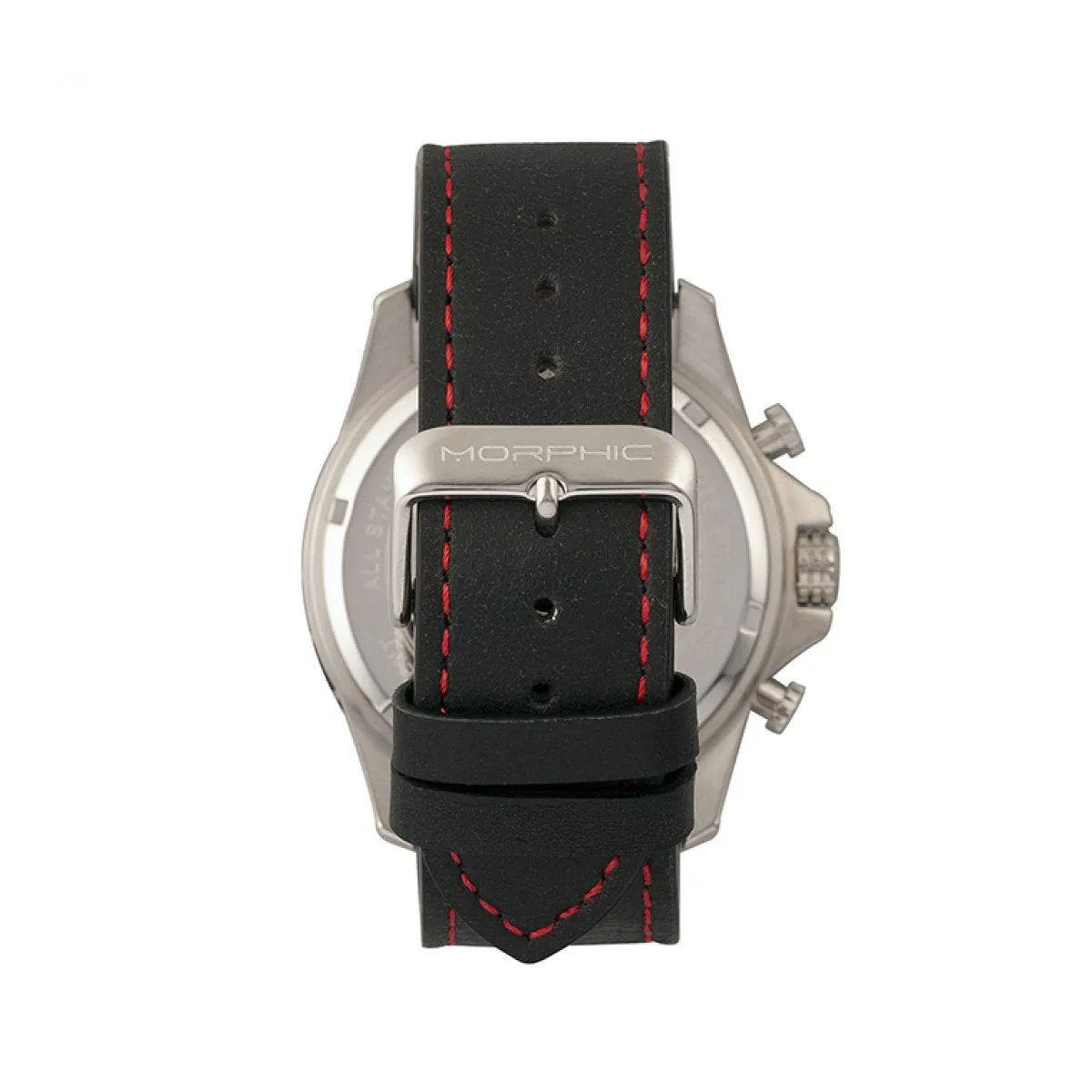 Morphic M57 Series Chronograph Leather-Band Watch