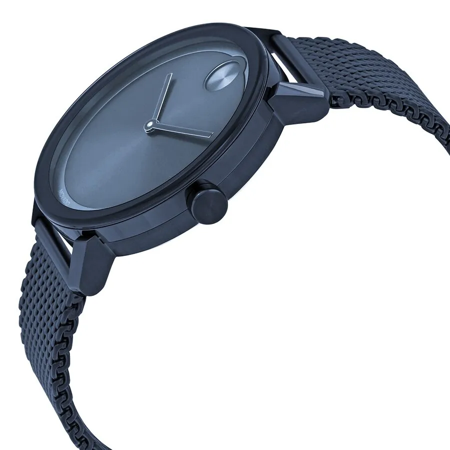 Movado Bold Blue Dial Men's Mesh Watch 3600610