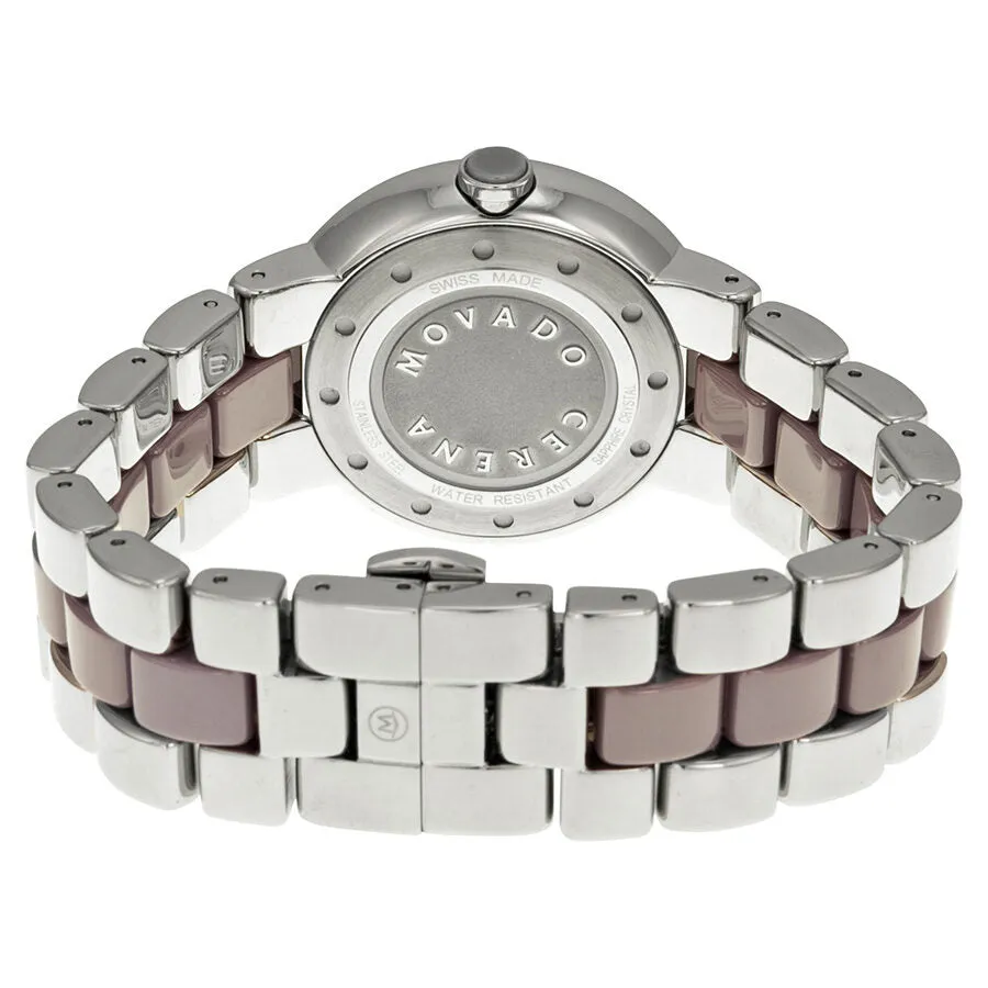 Movado Cerena Smoky Lilac Dial Ladies Watch 0606553