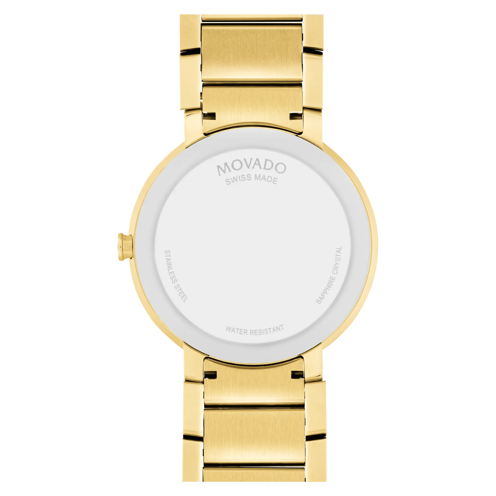 Movado Men's Watch Sapphire Gold Tone  0607180