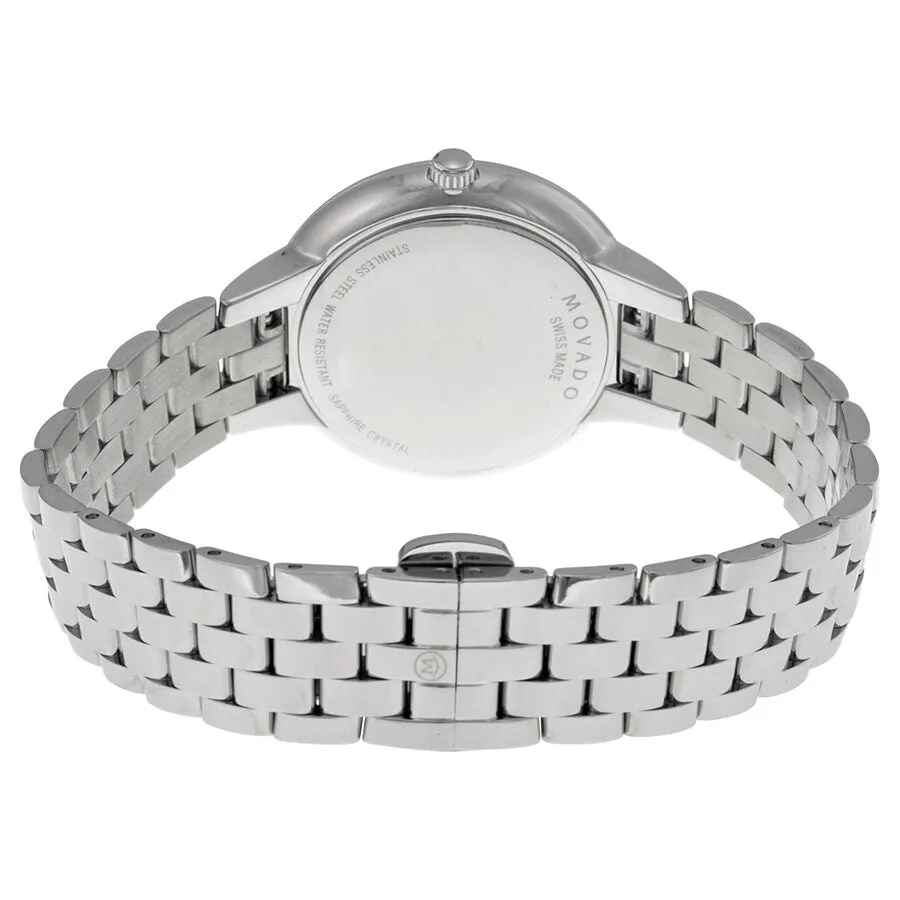 Movado Trevi Gray Mother of Pearl Dial Ladies Watch 0606811