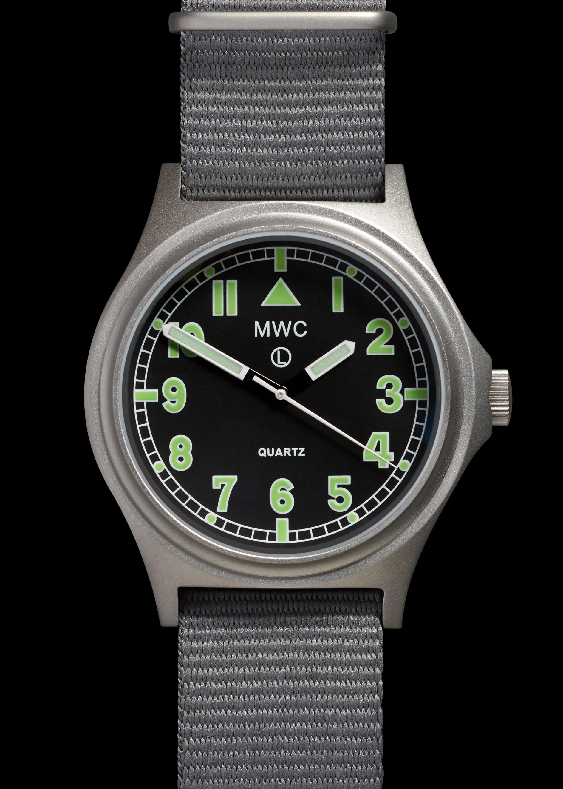 MWC G10 100m / 330ft ft Water resistant Stainless Steel Military Watch with Sapphire Crystal - NATO Stock Number: NSN 6645-99-472-3228