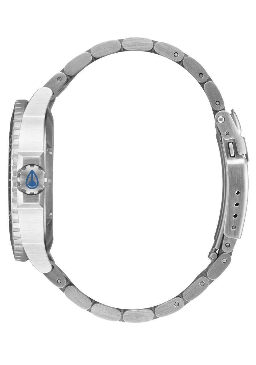 Nixon "Stinger 44" Watch - Silver/Blue/Black - Excluded from the Free Shipping offer