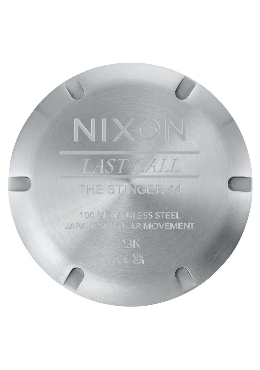 Nixon "Stinger 44" Watch - Silver/Blue/Black - Excluded from the Free Shipping offer